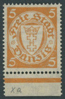 FREIE STADT DANZIG 193xa , 1924, 5 Pf. Rötlichorange, Postfrisch, Pracht, Mi. 80.- - Nuevos