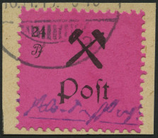 GROSSRÄSCHEN 26IV BrfStk, 1945, 24 Pf. Schwarz Auf Lila, Type IV, Prachtbriefstück, Mi. (200.-) - Otros & Sin Clasificación