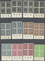 ALLIIERTE BES. Aus 911-937 HAN , Sammlung Von 41 Verschiedenen Postfrischen Viererblocks Mit HAN, Einige Bessere, Pracht - Andere & Zonder Classificatie