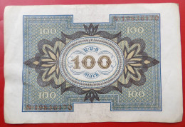 Billet De 100 MARK Reichbanknote 1920 - 100 Mark