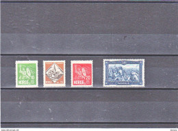 NORVEGE 1930 SAINT OLAF Yvert 147-150, Michel 155-158 NEUF** MNH Cote Yv 62,50 Euros - Unused Stamps
