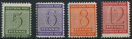 WEST-SACHSEN 116-19BX , 1945, Roßwein, Gezähnt L 111/4-111/2, Wz. 1X, Prachtsatz, Gepr. Ströh/Dr. Jasch, Mi. 170.- - Andere & Zonder Classificatie