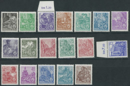 DDR 405-22 , 1953, Fünfjahrplan, Bdr., Wz. 2, Postfrischer Prachtsatz, Mi. 250.- - Andere & Zonder Classificatie