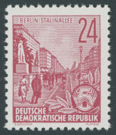 DDR 414XII , 1953, 24 Pf. Bräunlichkarmin, Wz. 2XII, Postfrisch, Pracht, Gepr. König, Mi. 80.- - Andere & Zonder Classificatie