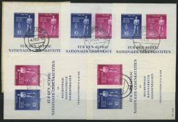 DDR Bl. 11 O, 1955, Block Faschismus, 5x, Mit Tagesstempel, Fast Nur Pracht, Mi. 175.- - Andere & Zonder Classificatie