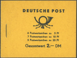 ZUSAMMENDRUCKE MH 1a 4.1 , 1955, Markenheftchen Fünfjahresplan Pohli. Die Vollendete Hautpflege, Postfrisch, Pracht, Mi. - Se-Tenant