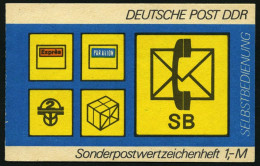 ZUSAMMENDRUCKE SMHD 11 , 1982, Markenheftchen Selbstbedienung - Postsymbole, 6 Verschiedene Heftchen (ab,ac,ad,cb,cd,cf) - Se-Tenant