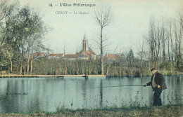 VAL D'OISE  CERGY   " L'Oise Pittoresque "  Le Clocher ( Pecheur) - Cergy Pontoise