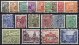 BERLIN 42-60 , 1949, Bauten, Prachtsatz, Mi. 750.- - Used Stamps