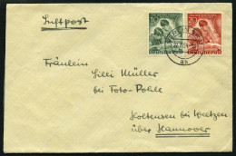 BERLIN 80/1 BRIEF, 1951, Tag Der Briefmarke Auf Brief Nach Hannover, Pracht - Cartas & Documentos