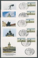 AUTOMATENMARKEN VS 1-3 BRIEF, 1987/9, 3 Komplette Sätze Auf FDC`s, Pracht - Storia Postale