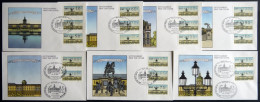 AUTOMATENMARKEN A 1VS 1,VS 2 BRIEF, 4.5.1987, 2 Komplette Versandstellen-Sätze Auf FDC`s, Pracht - Covers & Documents