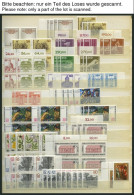 LOTS , 1980-90, Saubere Dublettenpartie Kompletter Ausgaben, Meist 3-6x, Pracht, Mi. Ca. 2500.- - Gebraucht