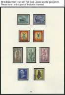 LOTS O, Karton Mit 5 Teilsammlungen Berlin Von 1954-83 Fast Nur Auf Falzlosseiten, Zusätzlich Auch Diverse Postfrische W - Sammlungen