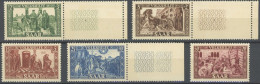 SAARLAND 299-303 , 1950, Volkshilfe, Postfrischer Prachtsatz, Mi. 75.- - Altri & Non Classificati