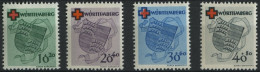 WÜRTTEMBERG 40-43 , 1949, Rotes Kreuz, Prachtsatz, Mi. 160.- - Württemberg
