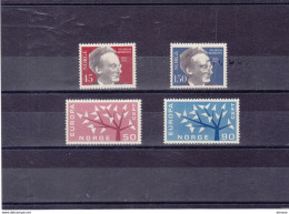 NORVEGE 1962 Bjerknes Physicien, EUROPA Yvert 423-424 + 433-434 NEUF** MNH Cote 5 Euros - Unused Stamps