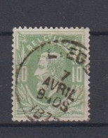 BELGIË - OBP - 1869/83 - Nr 30 DU (LIEGE) - Coba + 1.00 € - 1869-1883 Leopold II.