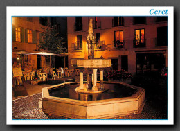 Ceret, Place Des 9 Jets De Nuits  (scan Recto-verso) KEVREN0154 - Ceret