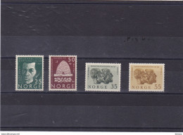 NORVEGE 1964  Yvert 469-470 + 471-472 NEUF** MNH - Unused Stamps