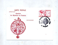 Carte Postale 2.00 Dunkerque Cachet Confrerie Tastevin Illustré - Bijgewerkte Postkaarten  (voor 1995)