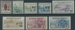 FRANKREICH 144-51 , 1922, Kriegswaisen, Falzreste, Prachtsatz - Sonstige & Ohne Zuordnung