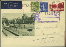 GANZSACHEN P 58 BRIEF, 1937, 90 C. Grand Lac Du Bois Ganzsachenkarte Mit 10 Und 75 C. Zusatzfrankatur (Mi.Nr. 271 Und 27 - Otros & Sin Clasificación