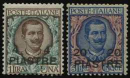 POST IM AUSLAND 16/7IV , Italienische Post In Der Levante: 1908, Konstantinopel, Type IV, Falzrest, Pracht, Mi. 80.- - Other & Unclassified
