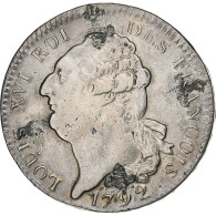 France, Louis XVI, Écu De 6 Livres François, 1792 / AN 4, Paris, Argent, TTB - Altri & Non Classificati