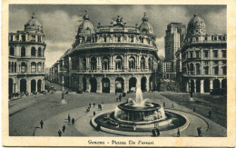 A288 - Cartolina Genova - Piazza De Ferrari - Viaggiata 23-5-1944 - Genova (Genoa)