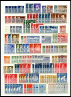 SAMMLUNGEN, LOTS , Postfrische Dublettenpartie Norwegen Von 1945-80, Dabei U.a. Mi.Nr. 442/3 (12x), 471-75 (6x) Etc., Pr - Collections