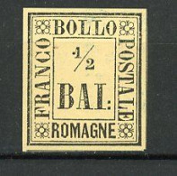 ROMAGNE Yv. Et SASS N° 1   *  1/2 B Jaune-paille  Cote 20 Euro  BE  2 Scans - Romagna