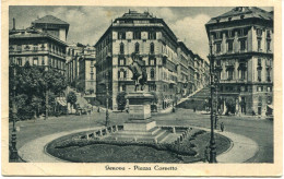A287 - Cartolina Genova - Piazza Corvetto - Viaggiata - Genova (Genoa)