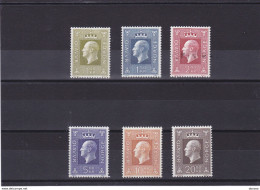 NORVEGE 1969-1970 OLAF V Yvert 545-550 NEUF** MNH Cote : 22 Euros - Unused Stamps