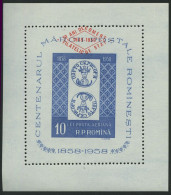 RUMÄNIEN Bl. 42 , 1959, Block Philateliedienst, Pracht, Mi. 220.- - Blocks & Kleinbögen