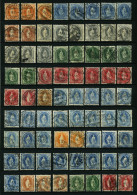 LOTS O, FDC, 1905-07, Stehende Helvetia, Wz. 1, Meist Gestempelte Partie Von 77 Werten, Dabei Mi.Nr. 80C, 94C Gestempelt - Collections