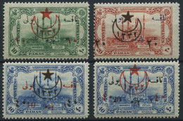 TÜRKEI 472-75 , 1914, Portomarken Mit Aufdrucktype II, Falzrest, 4 Prachtwerte, Mi. 300.- - Unused Stamps