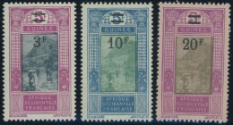 FRANZÖSISCH-GUINEA 114-16 , 1924/27, 3 - 20 Fr. Landschaften, Postfrisch, 3 Prachtwerte - Otros & Sin Clasificación