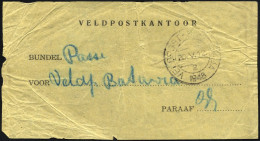 NIEDERLÄNDISCH-INDIEN 1948, Feldpost-Vorbindezettel Für Feldpostsendungen Von Soerabaja Nach Batavia Mit Entsprechendem  - Indie Olandesi