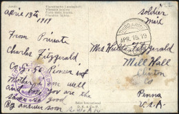 FELDPOST 1919, K2 THIRD ARMY/Datum/A.P.O. 927 Und Zensurstempel A.E.F./A. 3269 (American Expeditionary Force) Auf Feldpo - Covers & Documents