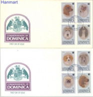 Dominica 1994 Mi 1844-1851 FDC  (FDC ZS2 DMN1844-1851) - Chiens