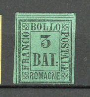 ROMAGNE Yv. Et SASS N° 4  (*)  3 B Vert  Cote 40 Euro  BE  2 Scans - Romagna