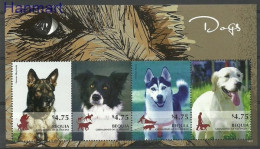 Grenadines Of St. Vincent, Bequia 2014 Mi 897-900 MNH  (ZS2 SVBark897-900) - Chiens