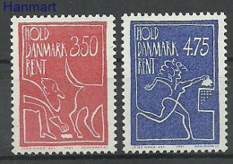 Denmark 1991 Mi 1010-1011 MNH  (ZE3 DNM1010-1011) - Chiens