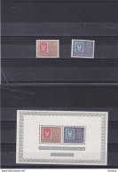 NORVEGE 1972 TIMBRES SUR TIMBRES Yvert 596-597 + BF 2 NEUF** MNH Cote 9, 25 Euros - Ungebraucht