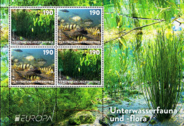 Liechtenstein - 2024 - Europa CEPT - Underwater Fauna And Flora - Mint Miniature Stamp SHEET - Ongebruikt