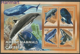 Saint Kitts 2013 Mi 1392-1395 MNH  (ZS2 SKTark1392-1395) - Delfini