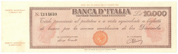 10000 LIRE TITOLO PROVVISORIO TESTINA REPUBBLICA ITALIANA 04/01/1947 MB/BB - Otros & Sin Clasificación