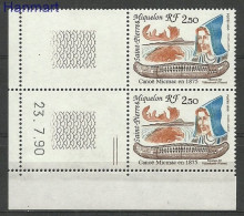 Saint Pierre And Miquelon 1990 Mi Zf 601 MNH  (ZS1 SPMzfpar601) - Bateaux