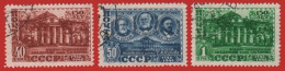 Russia / Sowjetunion 1949 - Mi-Nr. 1328-1330 Gest / Used - Akademie - Oblitérés